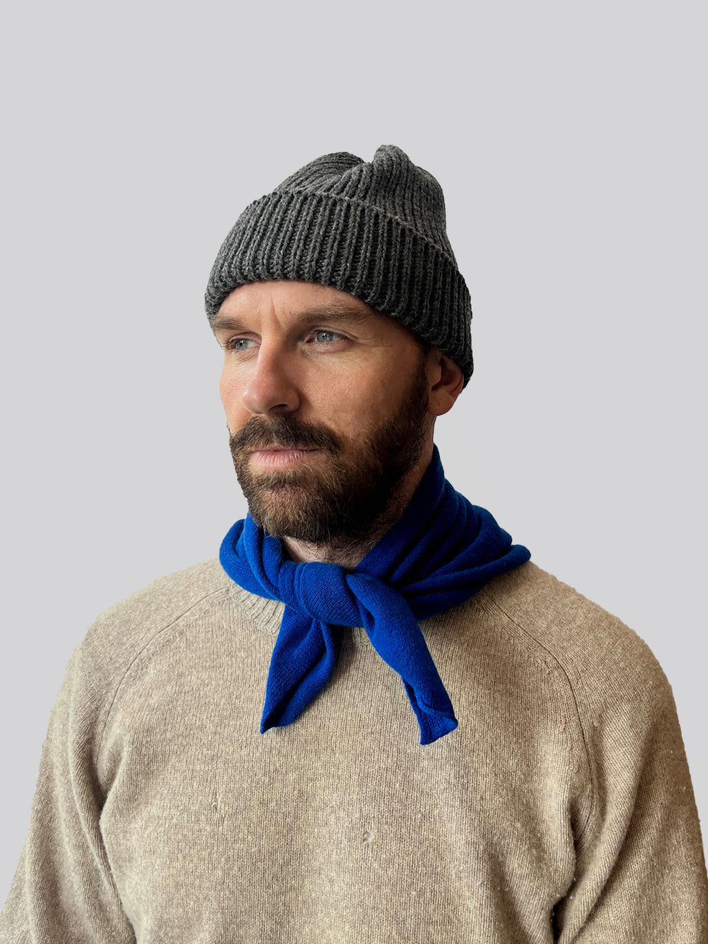 Cashmere Scarf - Cobalt