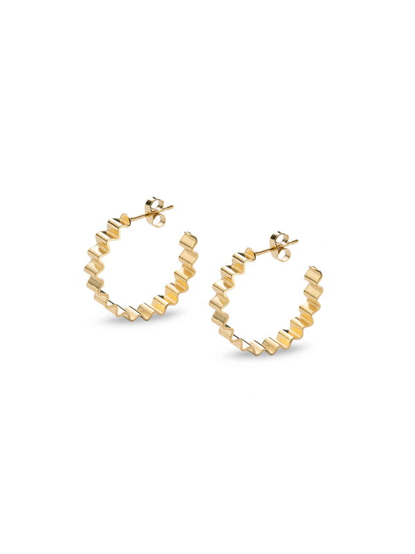 Classic Ondulée 18ct Gold Vermeil by Olivia Taylor