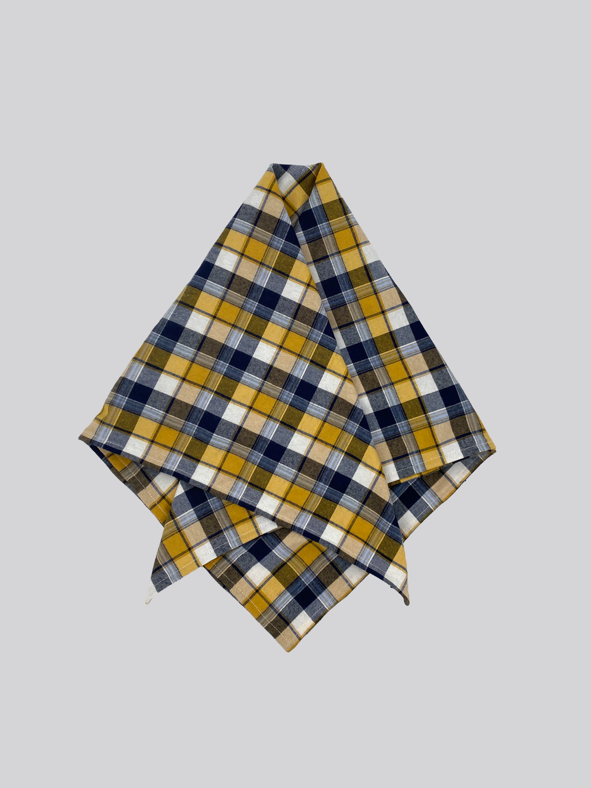 Poly Cotton Scarf - Check