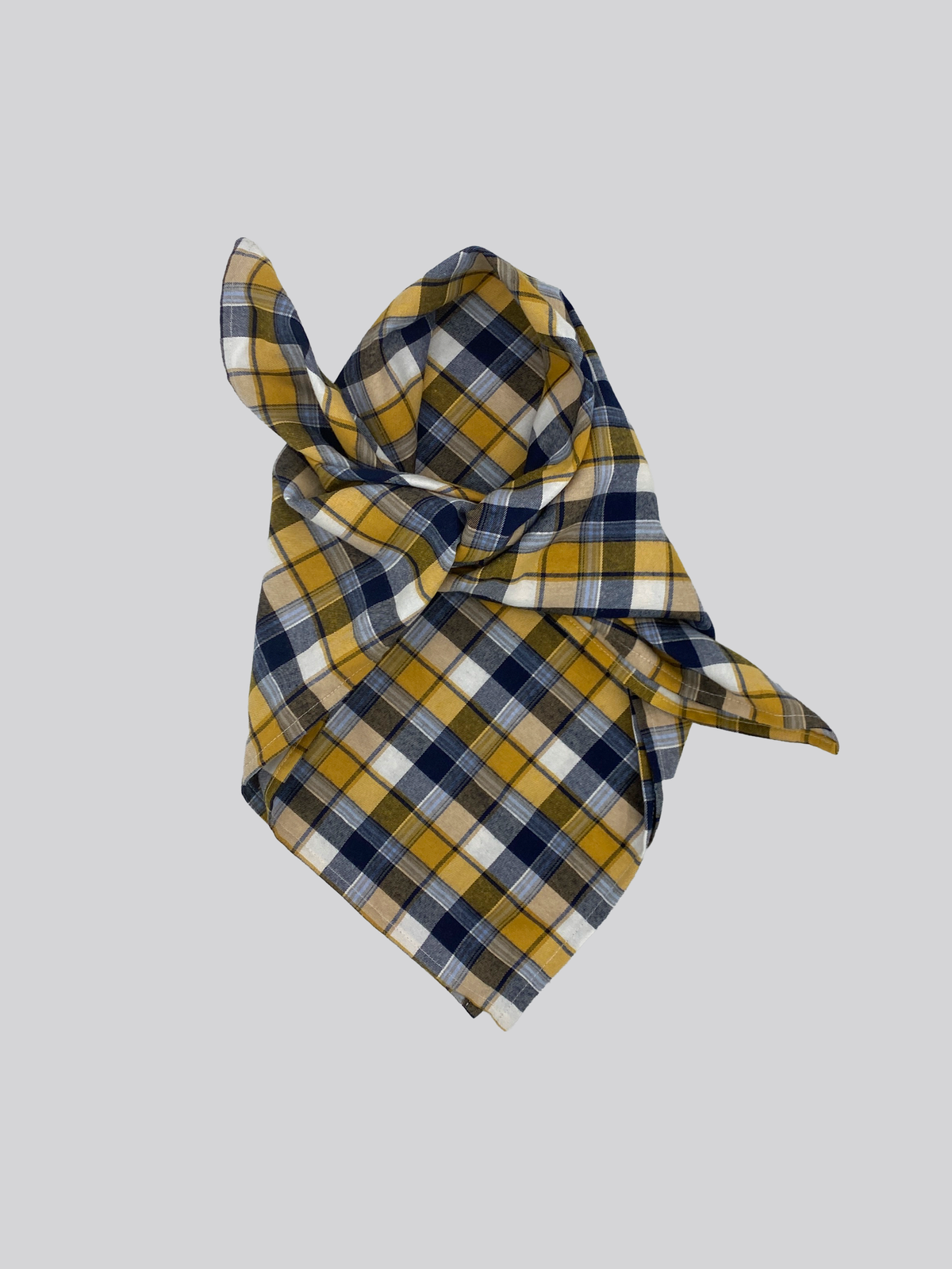 Poly Cotton Scarf - Check