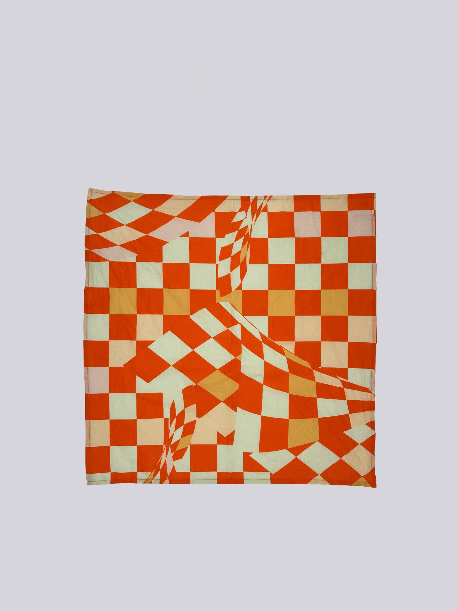 100% Cotton Scarf - Geometric Print