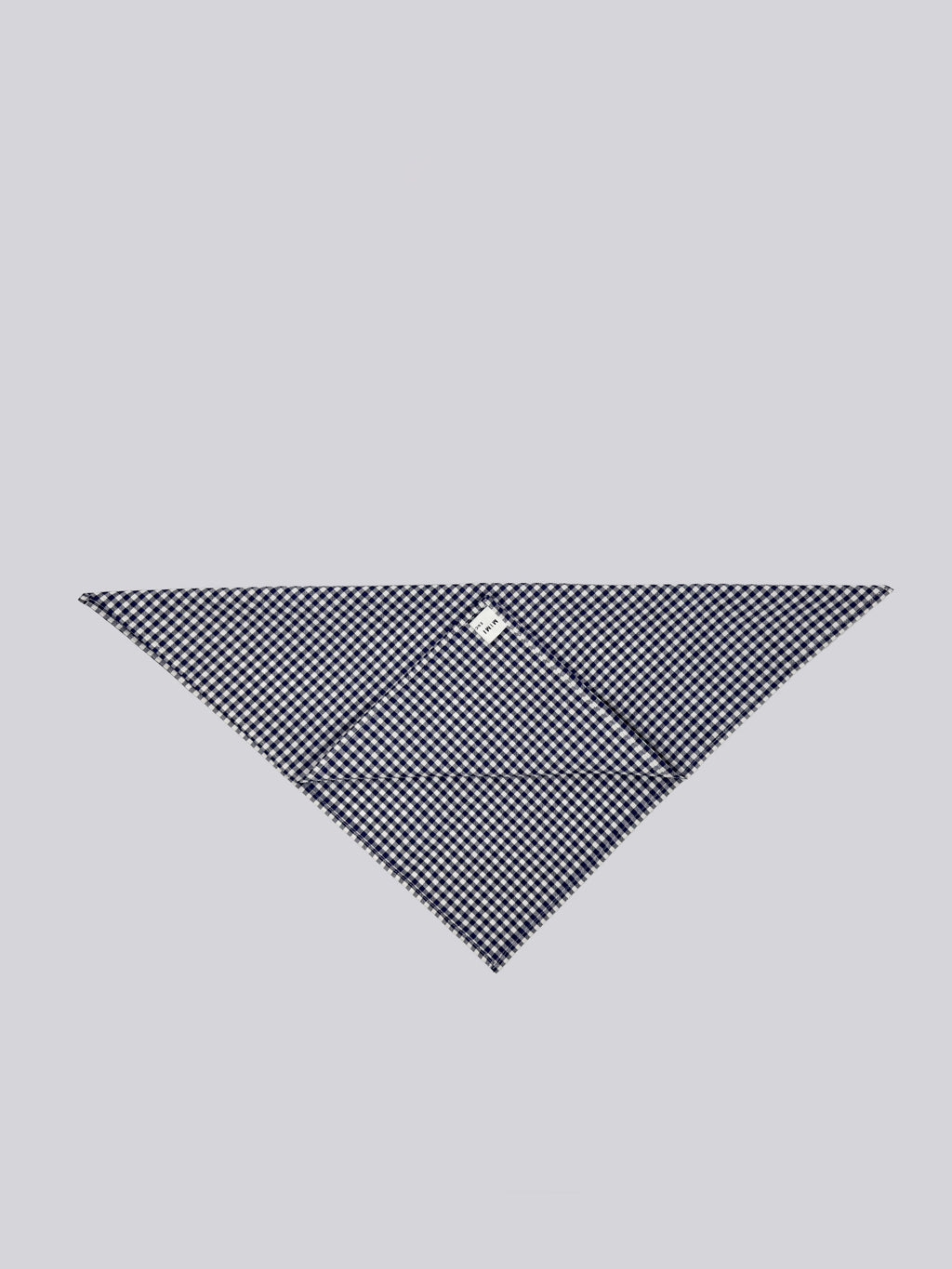 100% Cotton Scarf - Navy Gingham