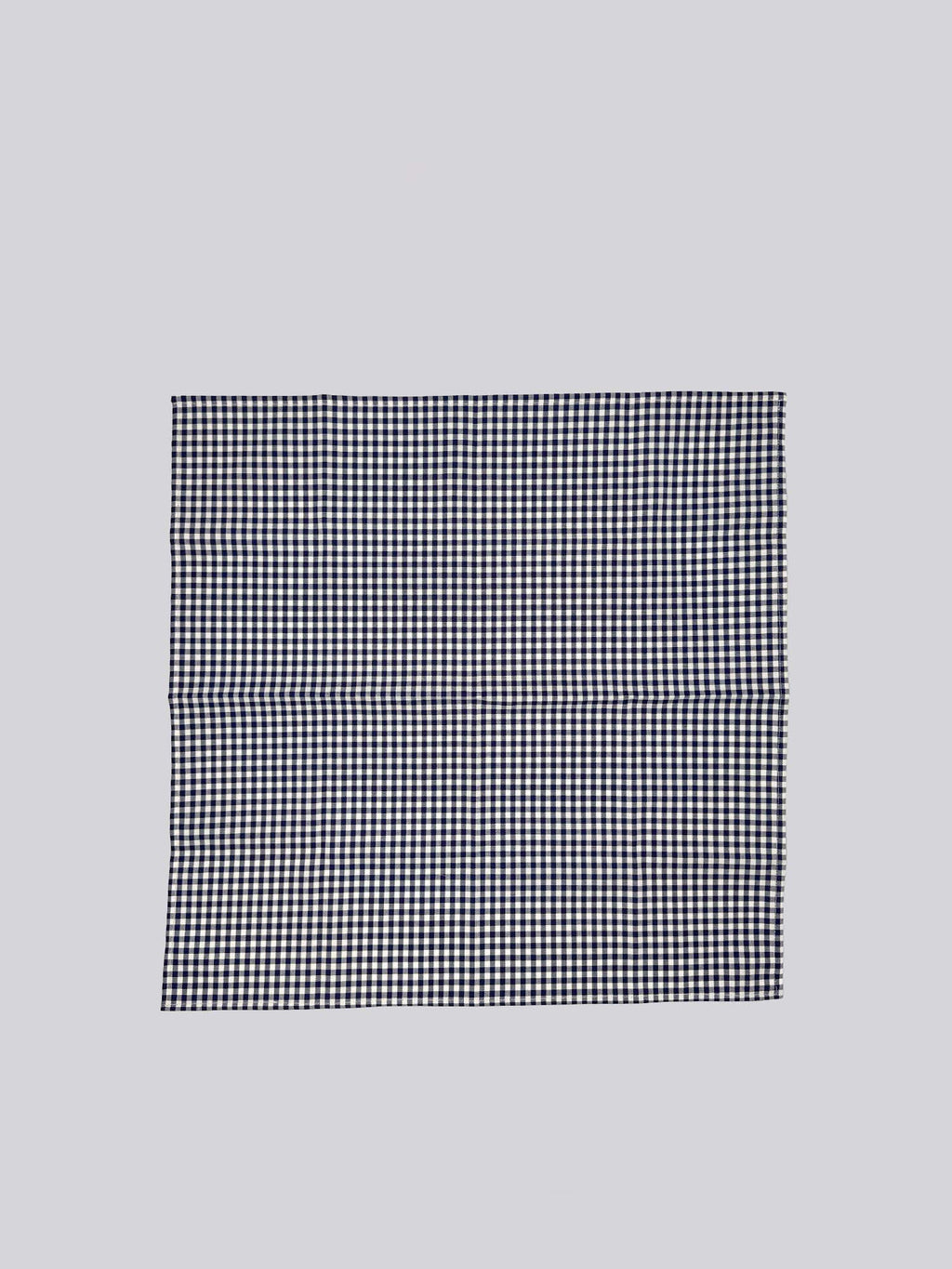 100% Cotton Scarf - Navy Gingham