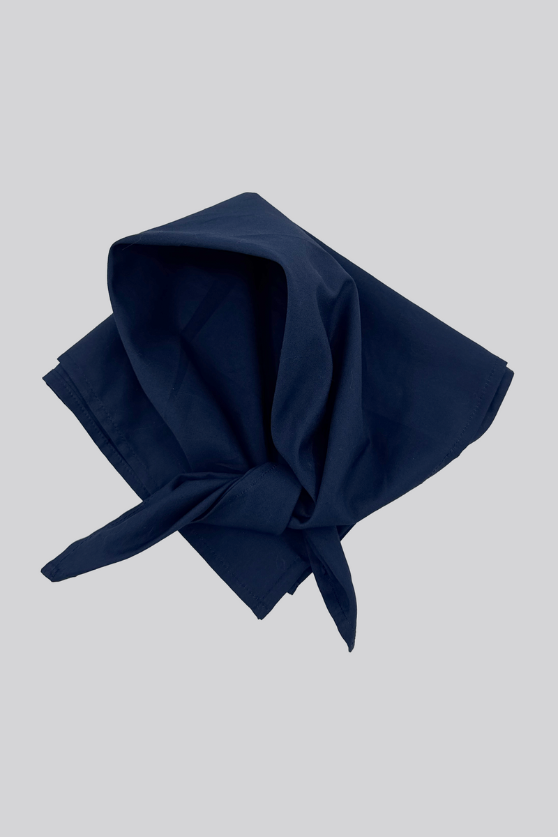 Cotton Scarf - Midnight Blue