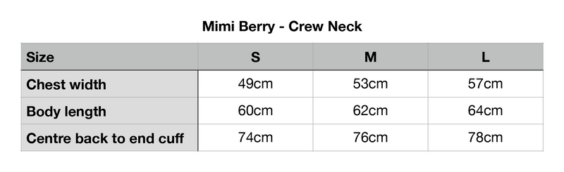 197 Crew Neck Knit - Claret
