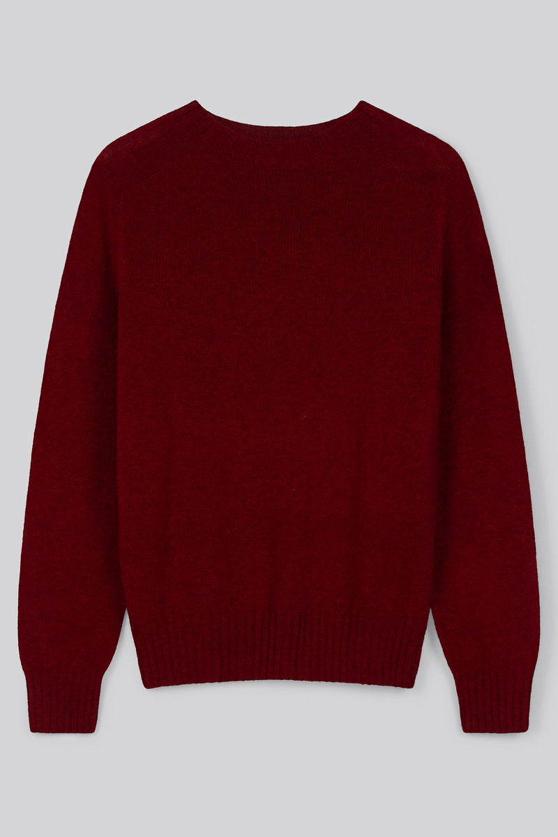 197 Crew Neck Knit - Claret