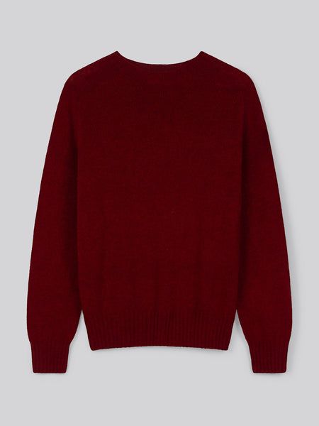 Crew Neck Knit - Claret