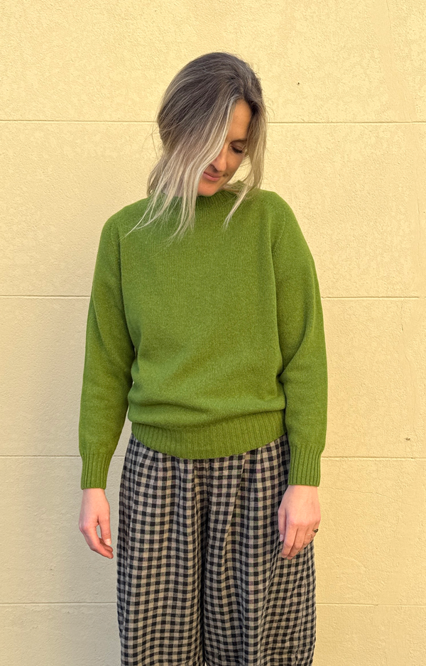 Crew Neck Knit - Olive