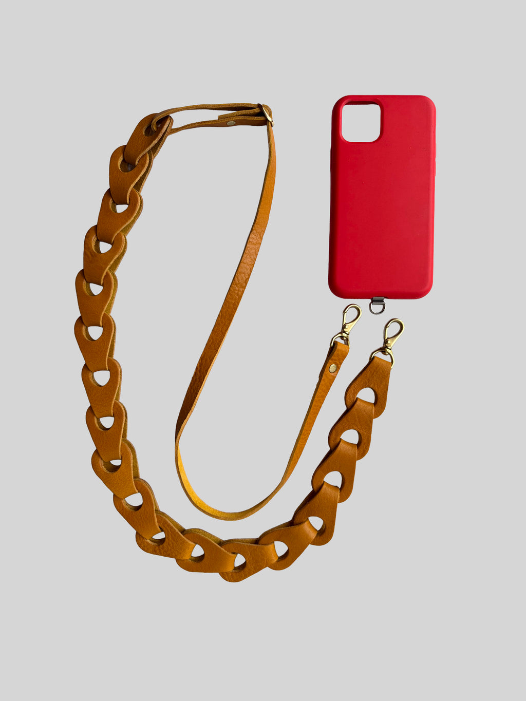 Linked Phone Strap - Grainy Harvest Gold