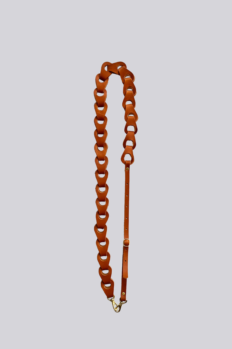 Linked Phone Strap - Tan