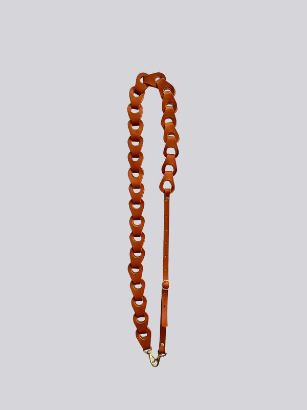 Linked Phone Strap - Tan