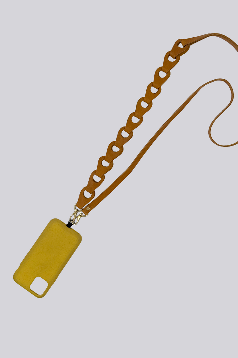 Linked Phone Strap - Grainy Harvest Gold