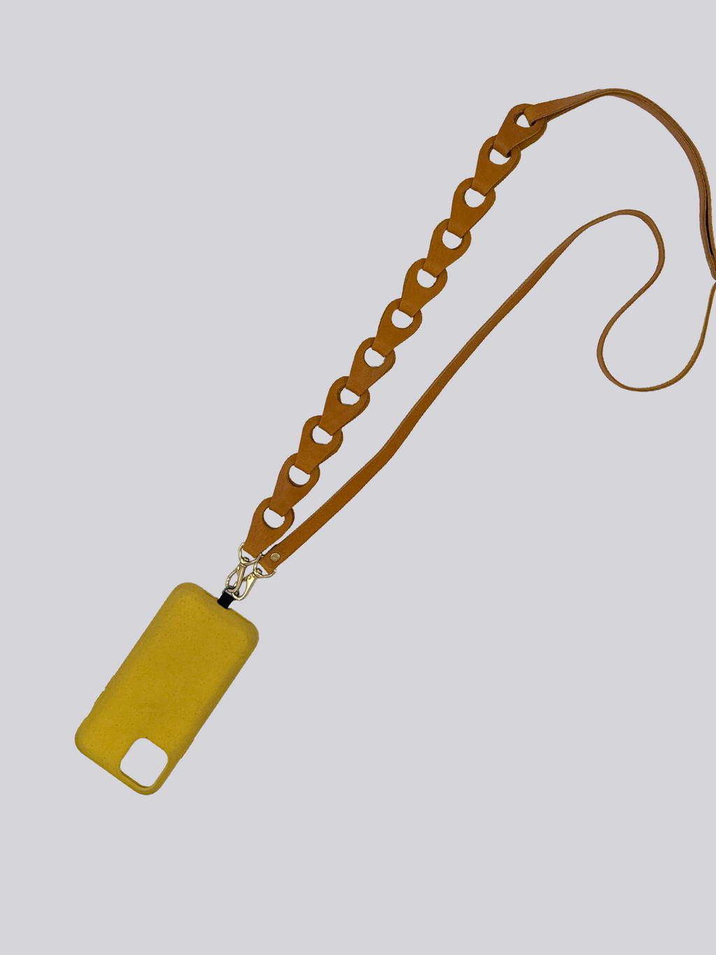 Linked Phone Strap - Grainy Harvest Gold