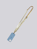 Linked Phone Strap - Smooth Metallic Gold