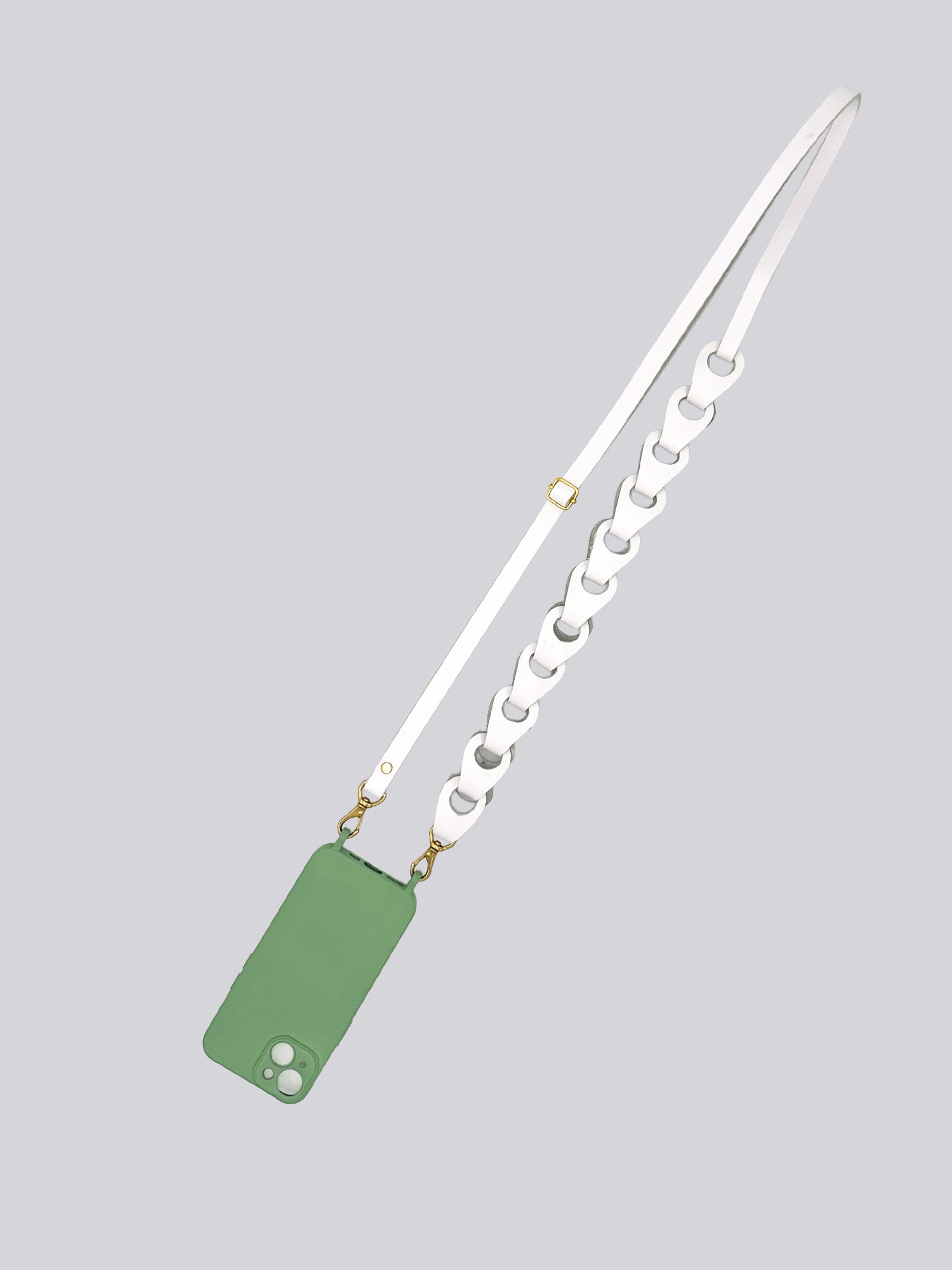 Linked Phone Strap - Smooth White