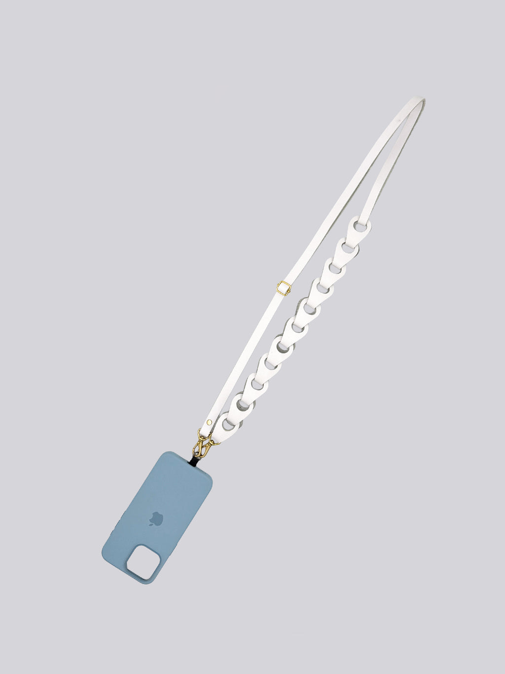 Linked Phone Strap - Smooth White