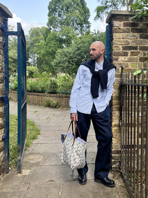 Fabric Tote Bag - Geometric