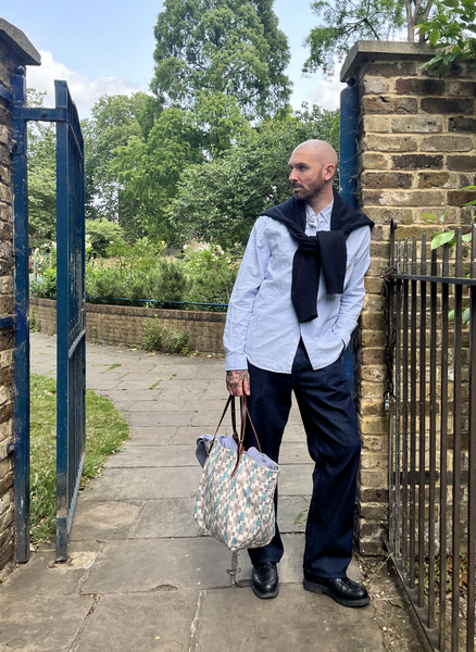 Fabric Tote Bag - Geometric