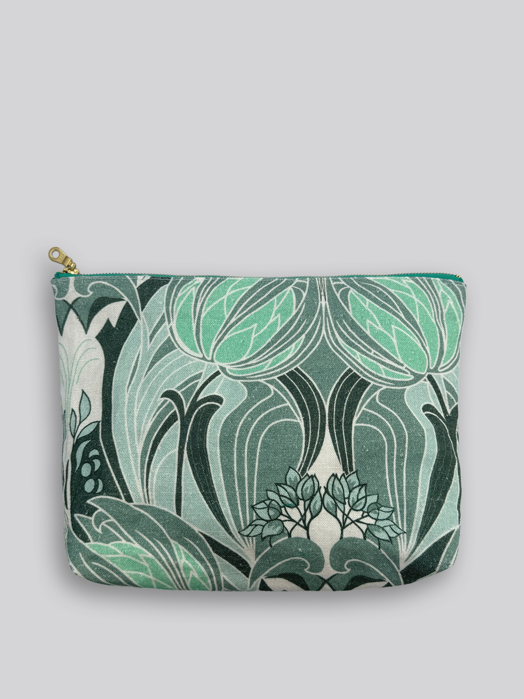 Large Fabric Pouch - Floral Print