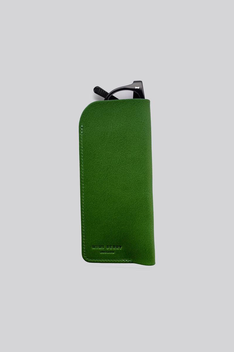 Glasses Case - Grainy Green