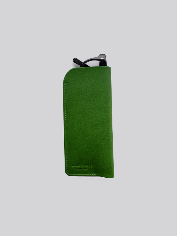 Glasses Case - Grainy Green