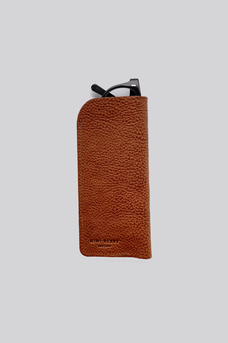 Glasses Case - Grainy Tan