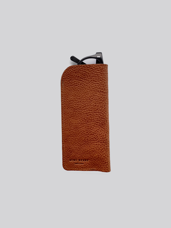 Glasses Case - Grainy Tan
