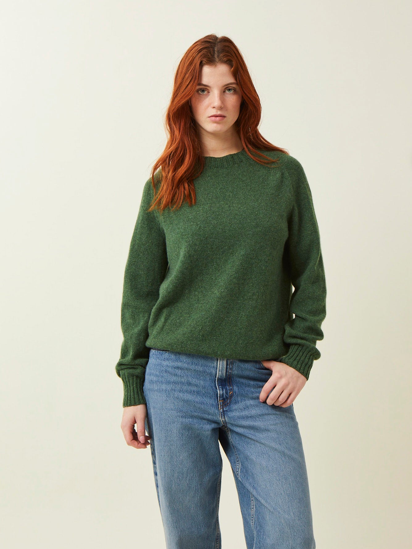 Crew Neck Knit - Thyme}