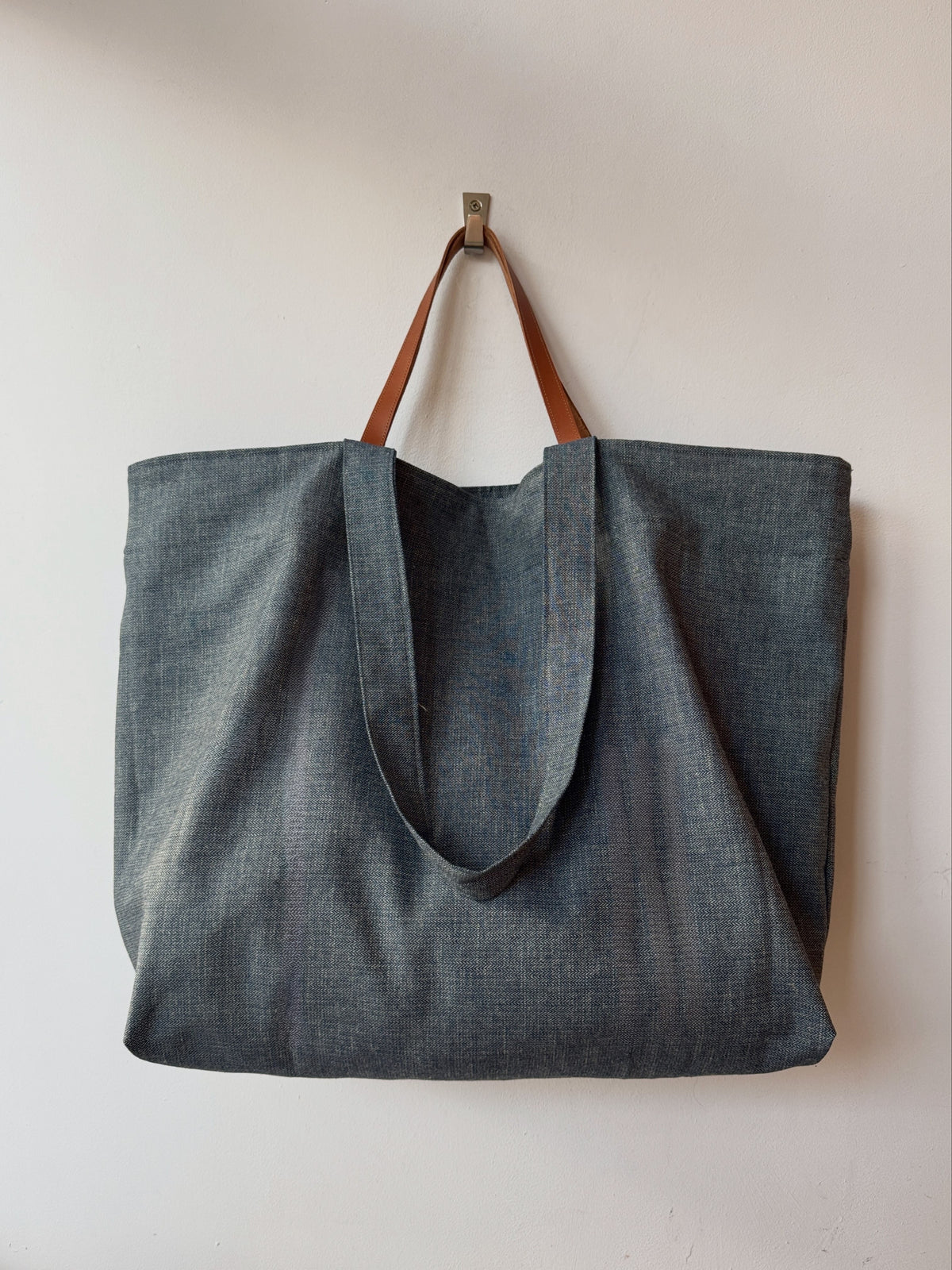 Giant Denim Tote