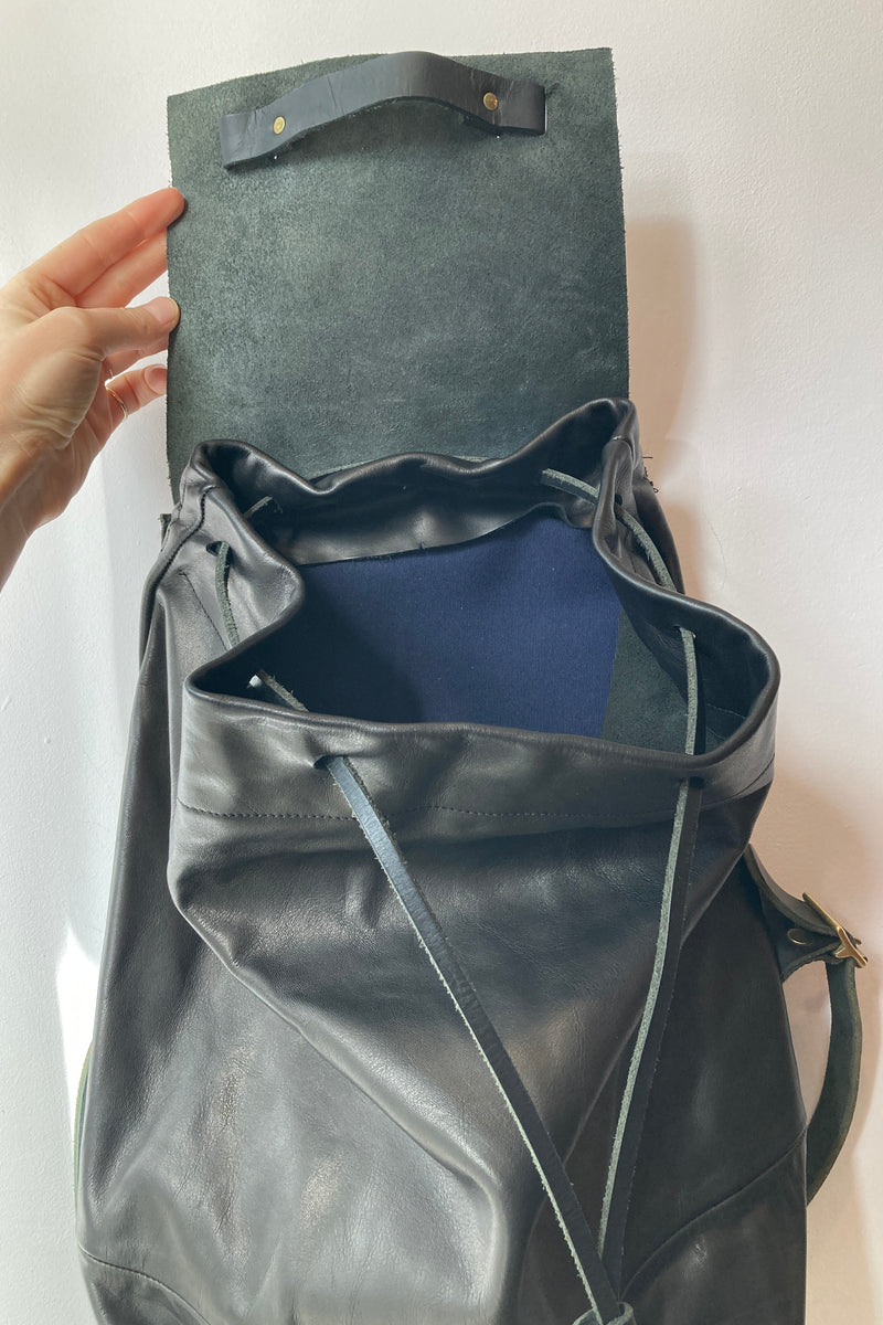 120 - Dylan Backpack - Black leather
