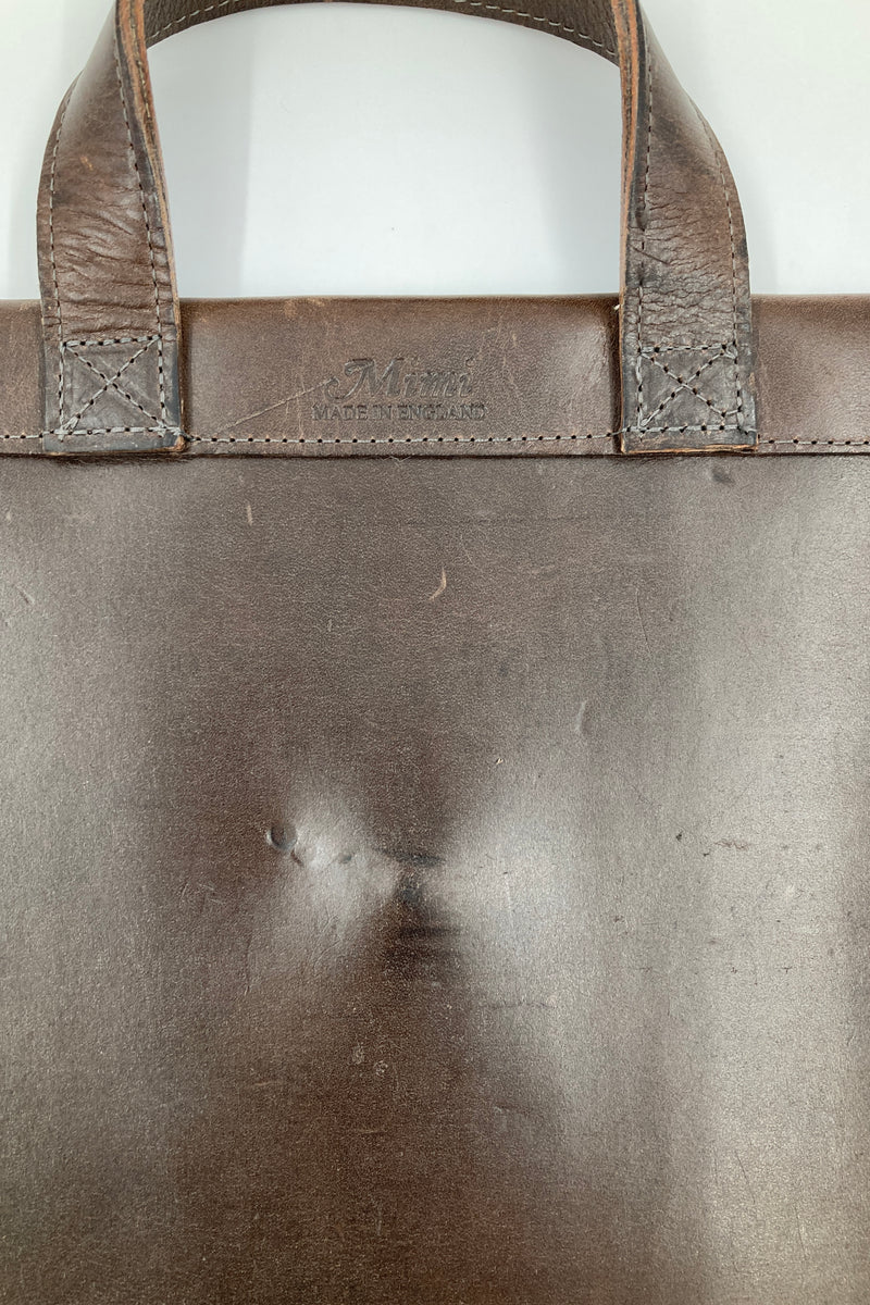 127 A4 wallet - Brown