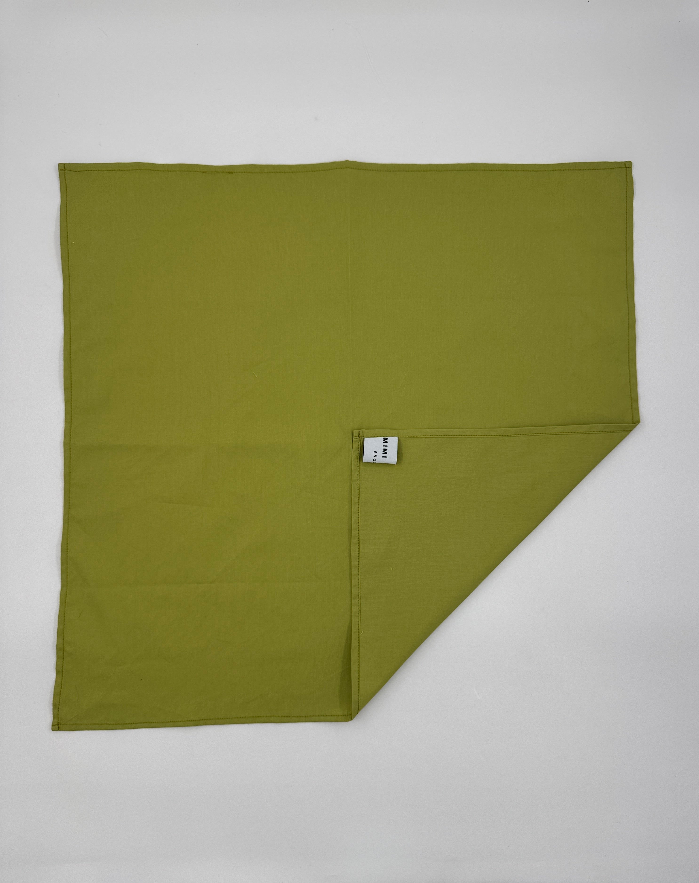 Cotton Scarf - Chartreuse Green
