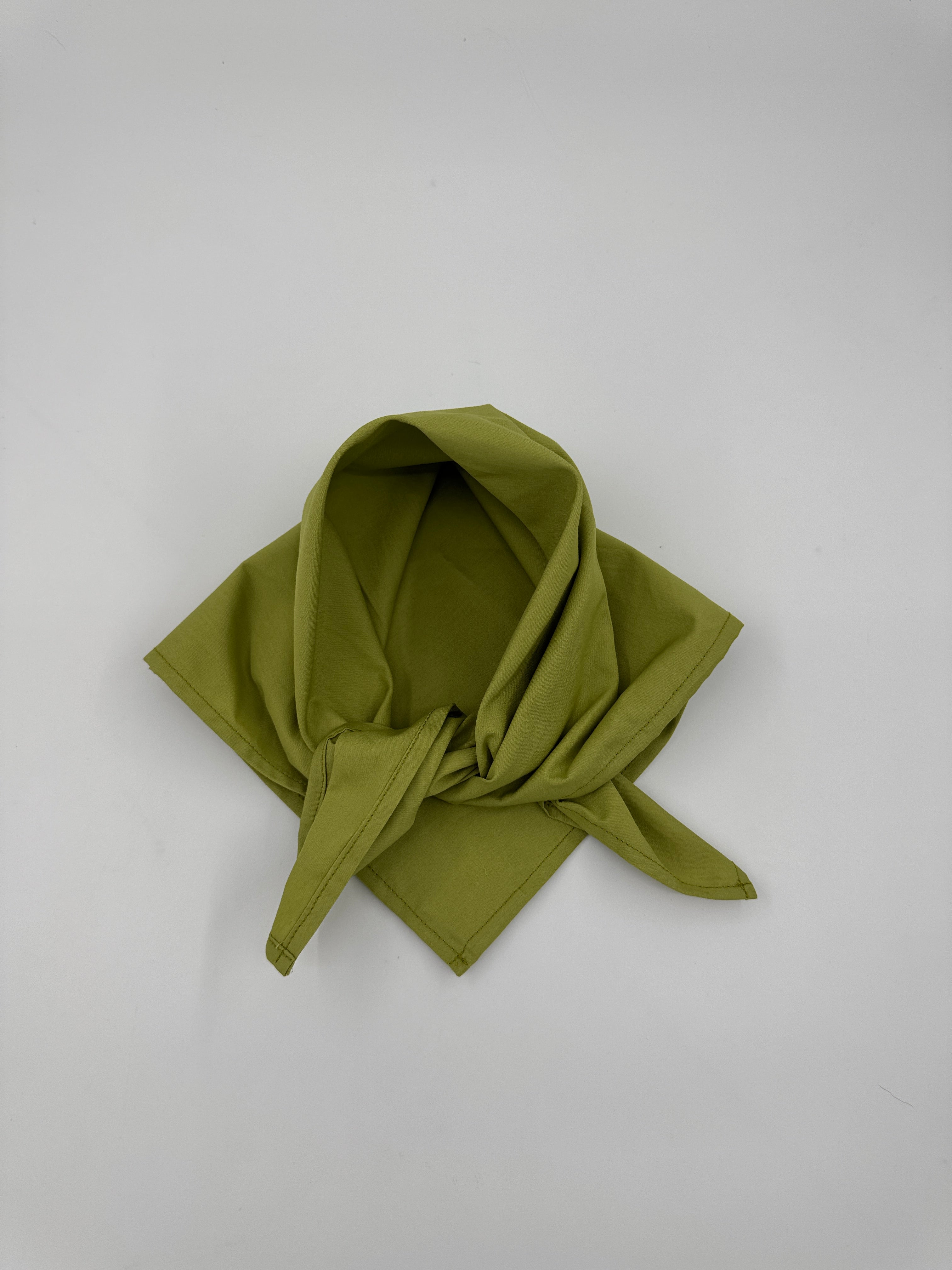 Cotton Scarf - Chartreuse Green