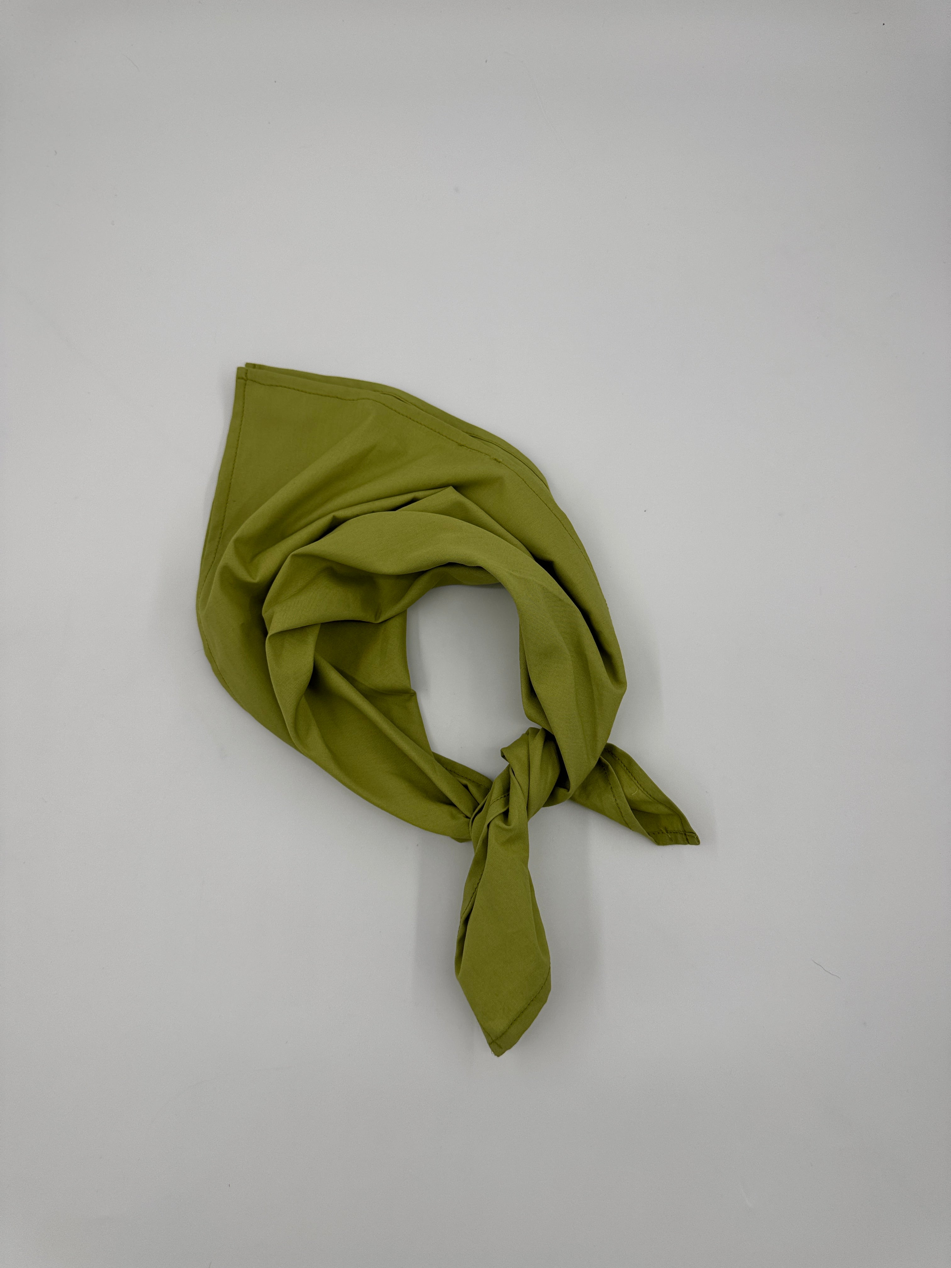 Cotton Scarf - Chartreuse Green