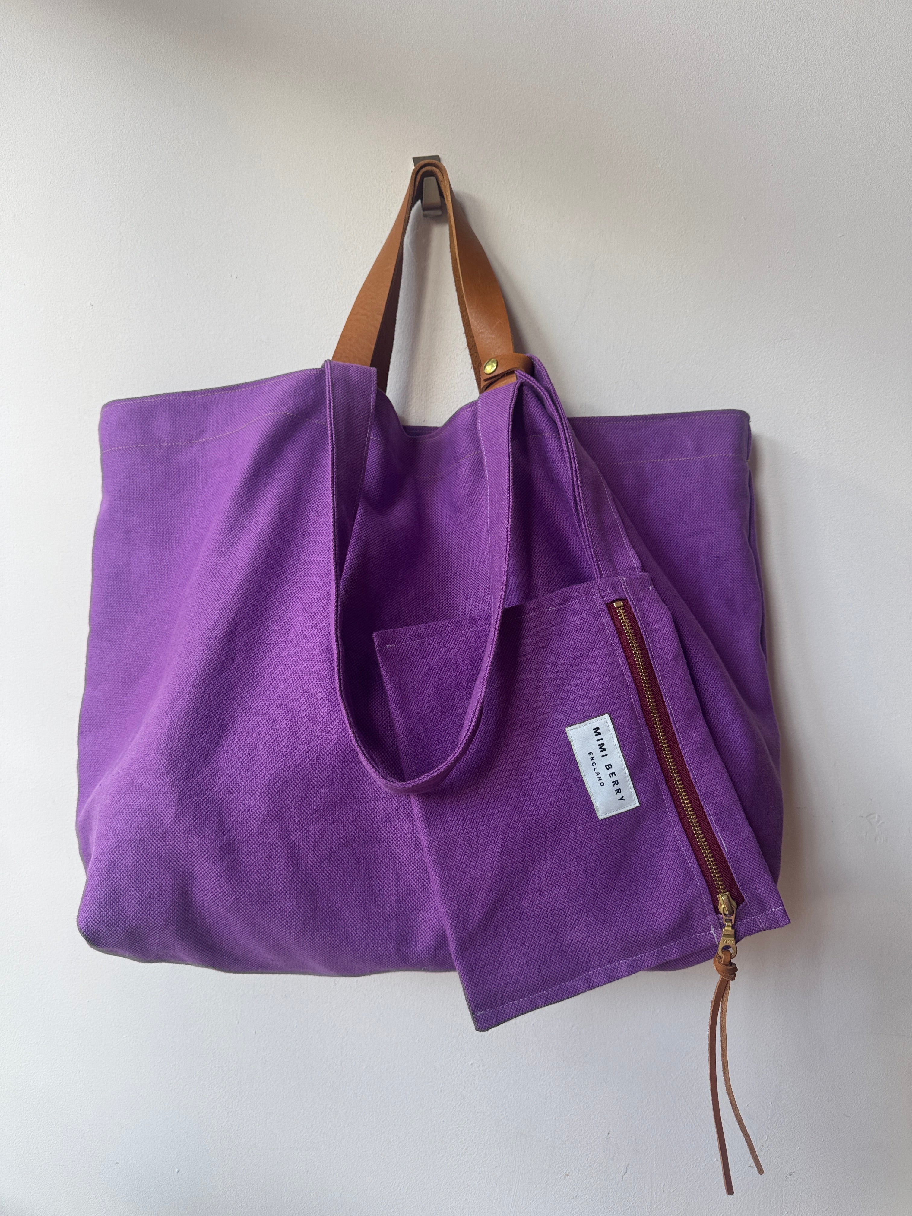 Giant Lilac Sample Tote