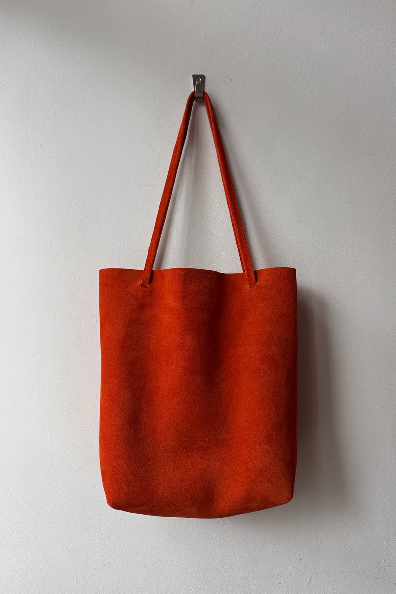 Dilly Orange Suede