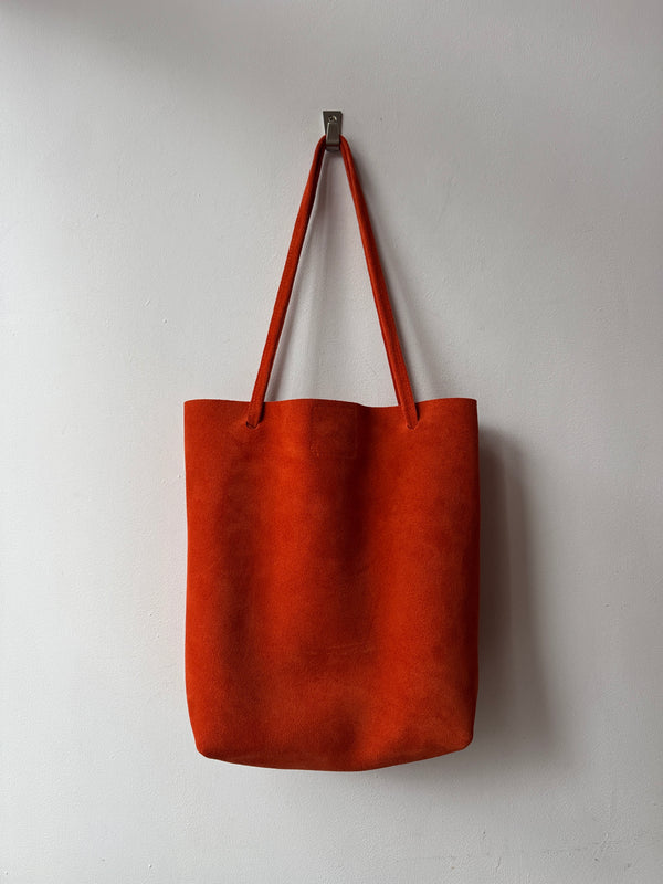 Dilly Orange Suede