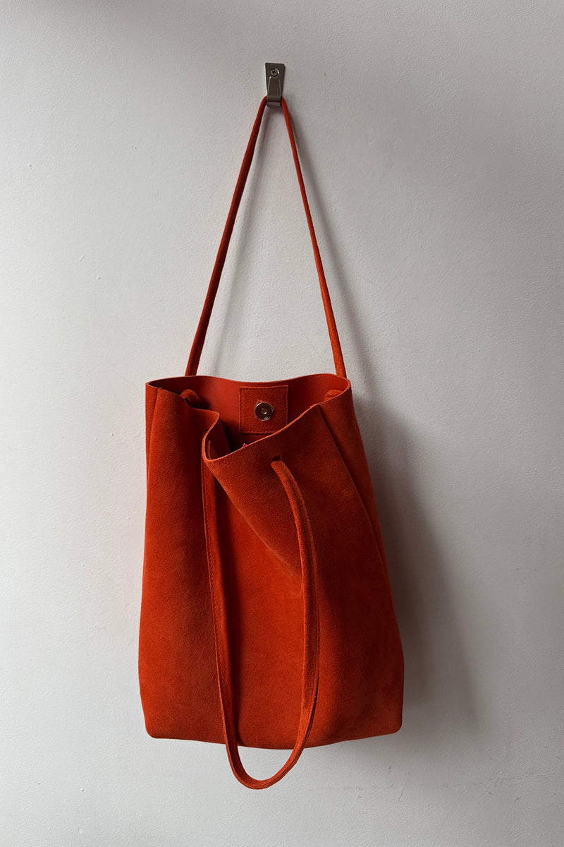 Dilly Orange Suede