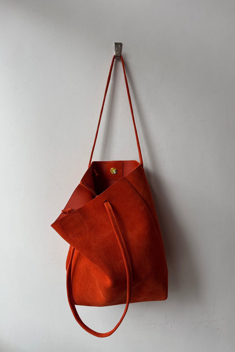 Dilly Orange Suede