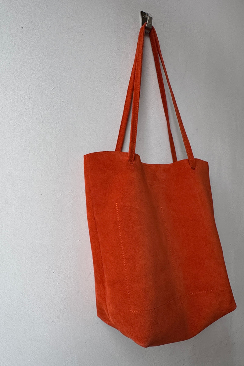 Dilly Orange Suede