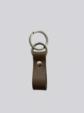 Keyring - Moleskin & Nickel