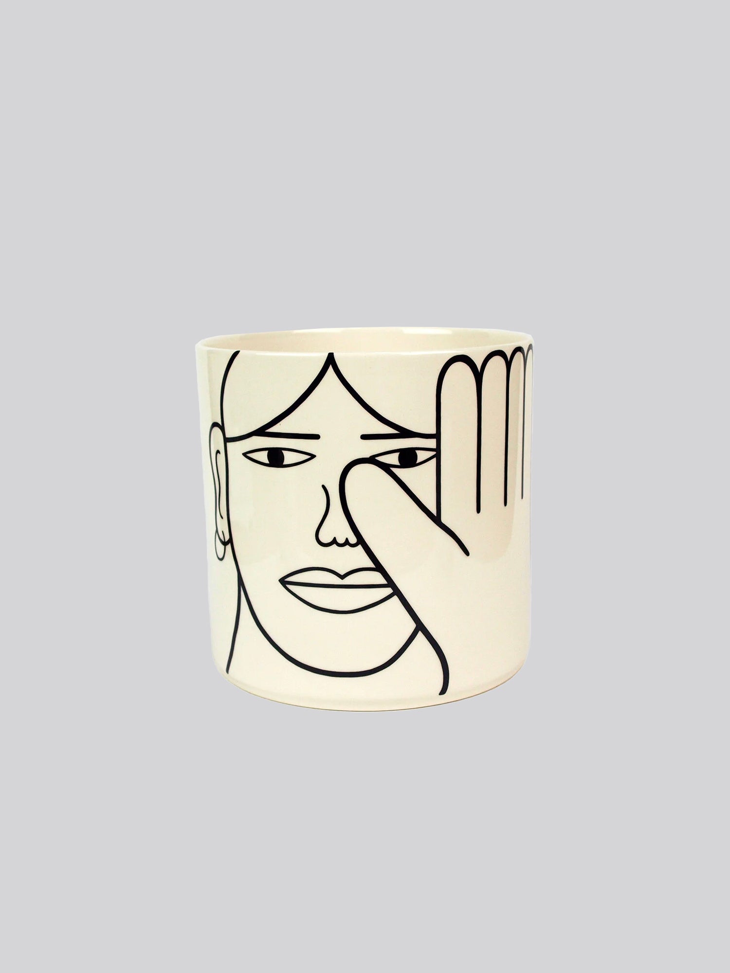 Hello Ceramic Planter by Louise Madzia