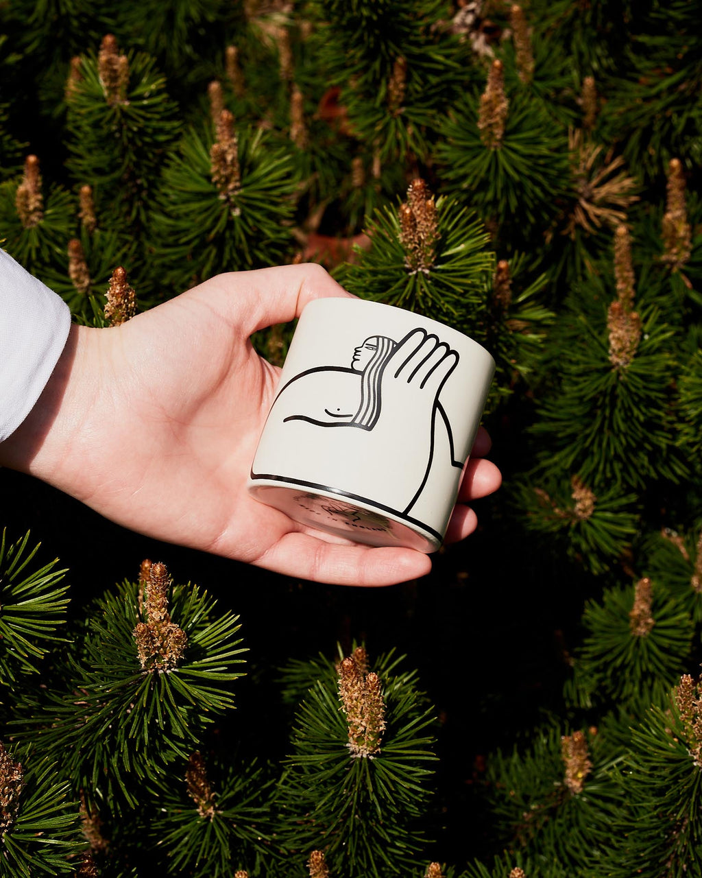 Longer Lady Ceramic Mini Pot by Louise Madzia