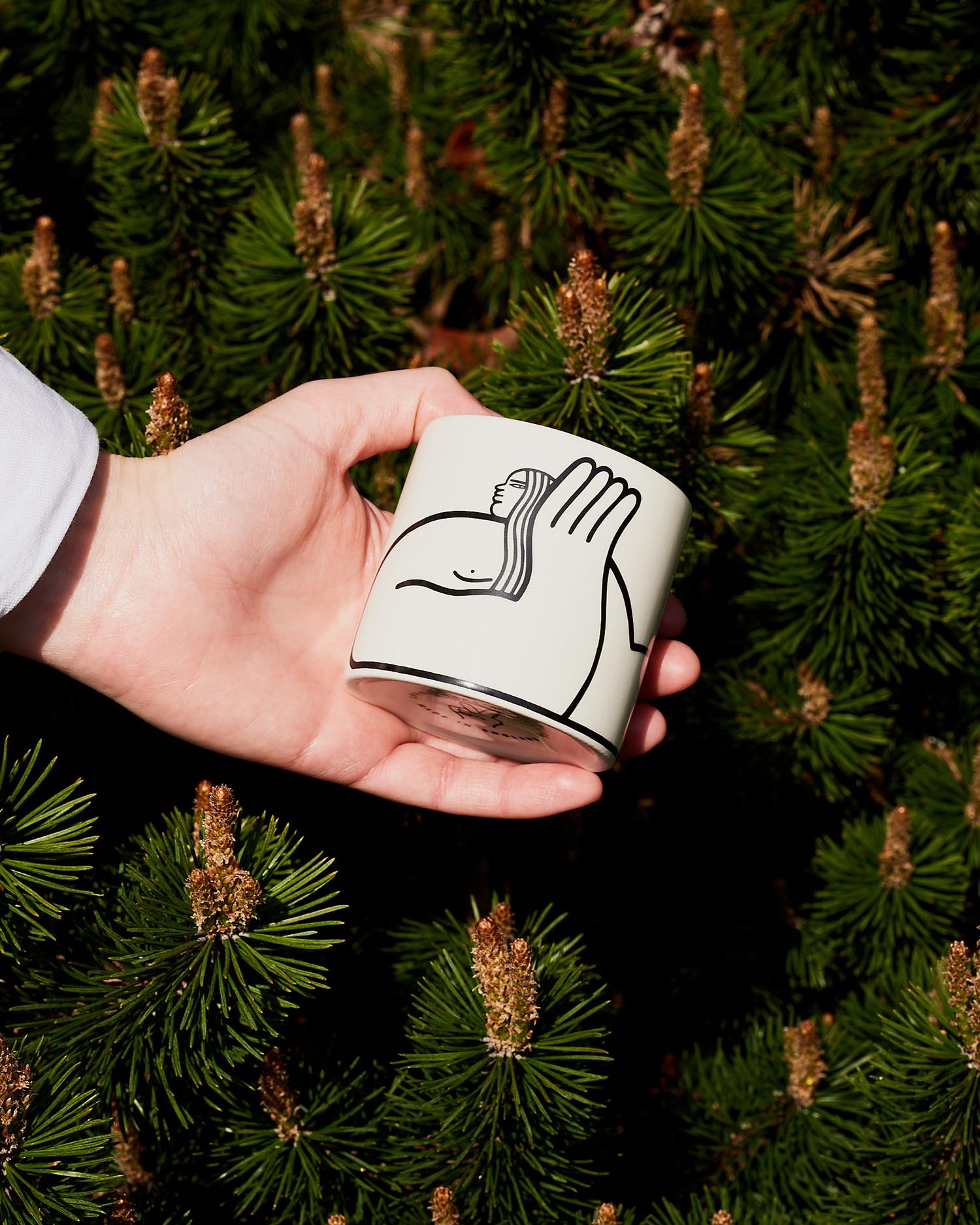Longer Lady Ceramic Mini Pot by Louise Madzia