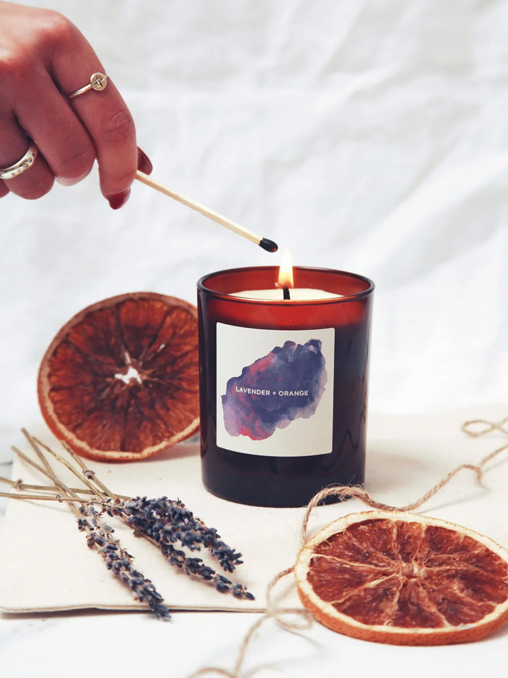 Lavender & Orange Soy Candle by Self Care Co.