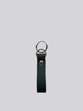 Large Keyring - Dark Green & Nickel