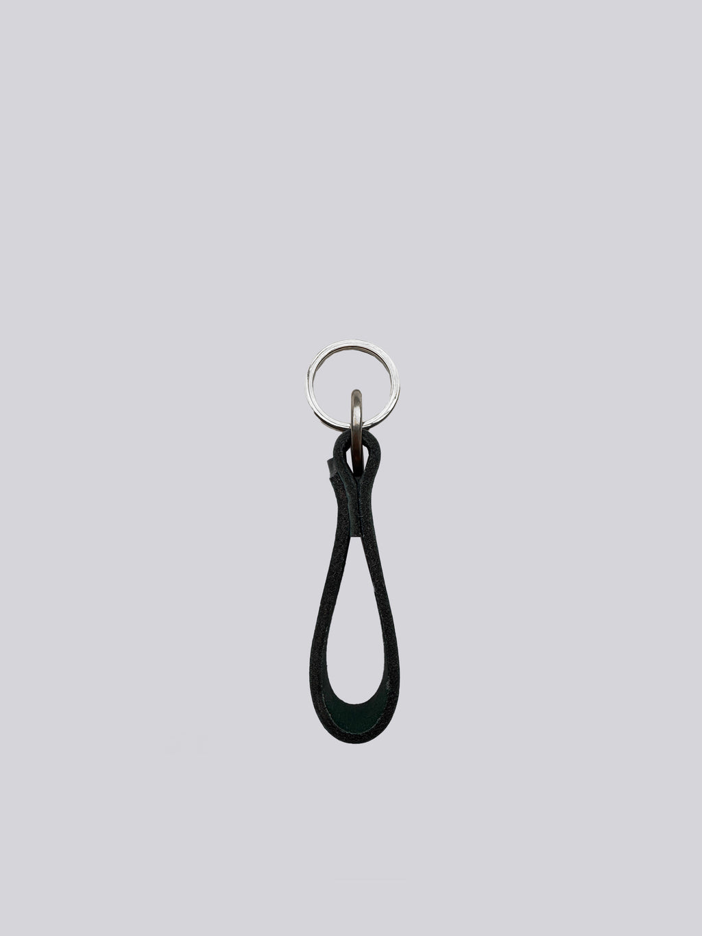 Large Keyring - Dark Green & Nickel