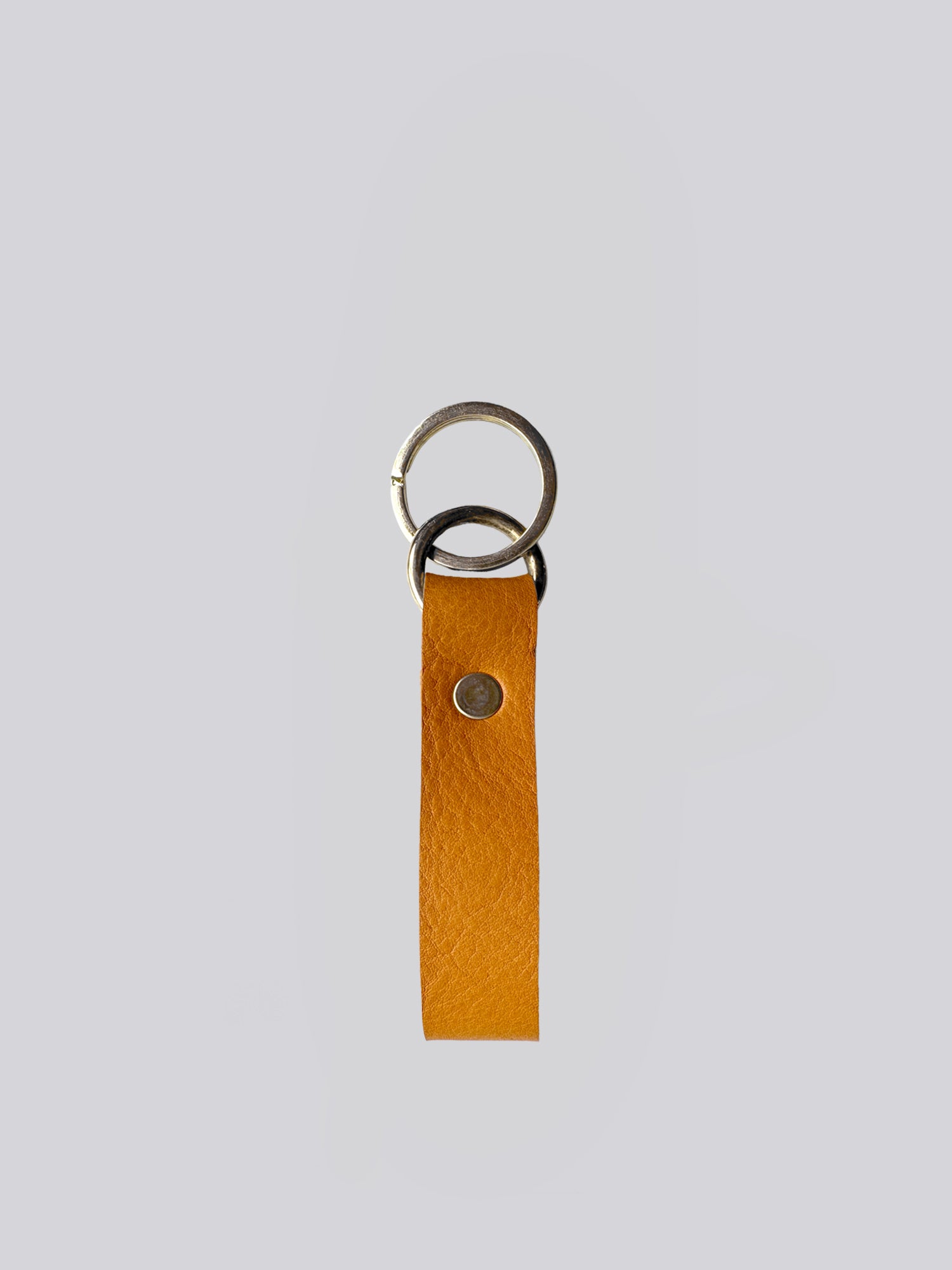 Keyring - Grainy Harvest Gold / Nickel