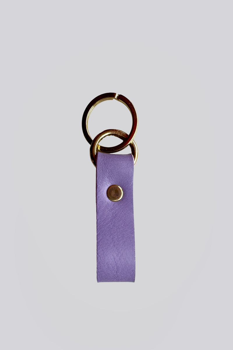 Keyring - Grainy Lilac / Brass