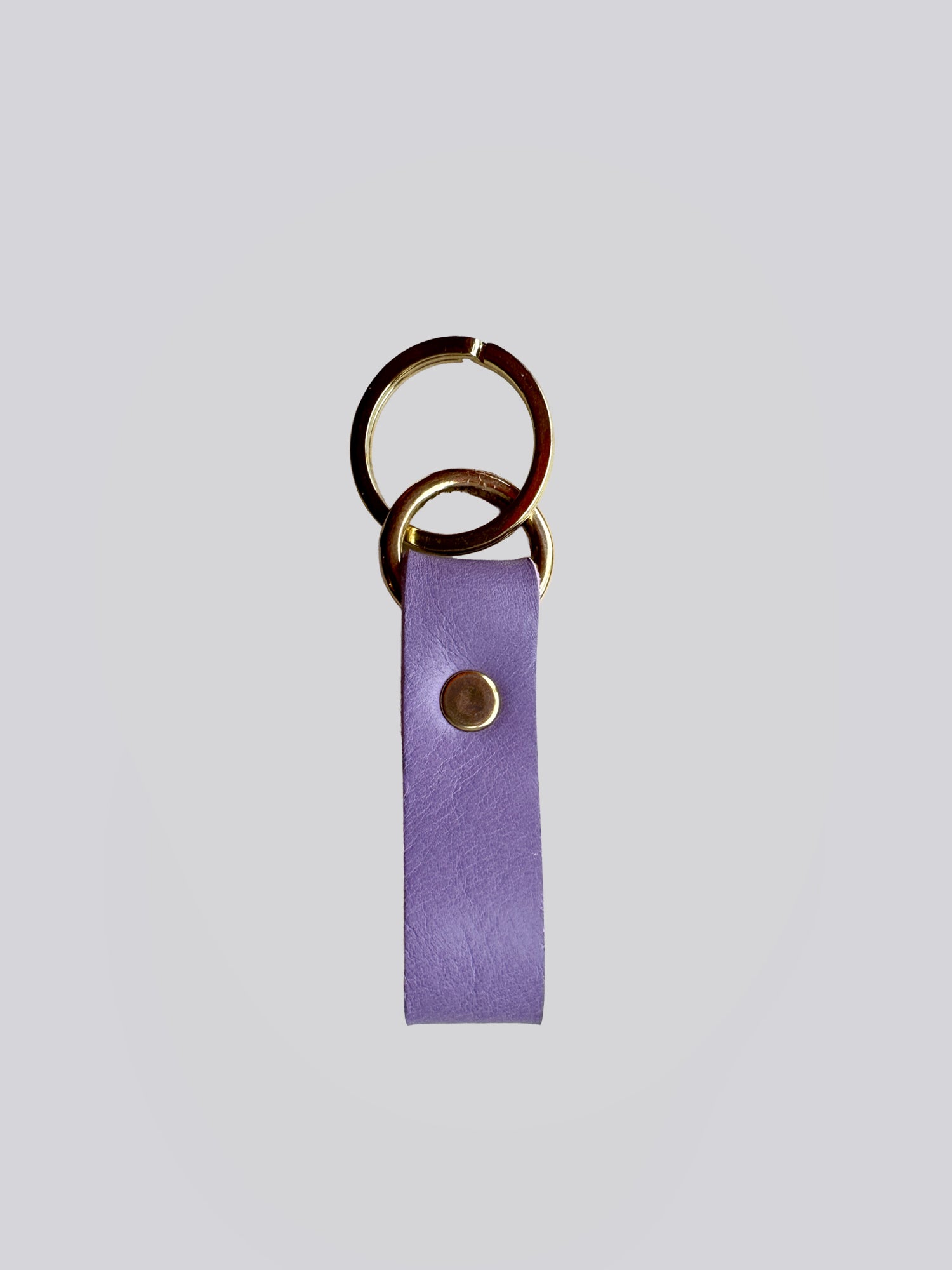 Keyring - Grainy Lilac / Brass